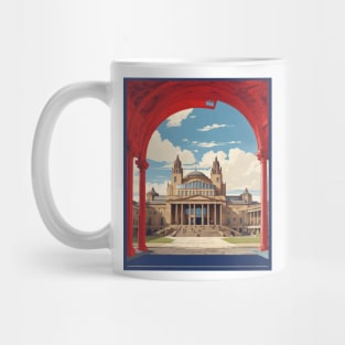 National Museum of Scottland United Kingdom Vintage Travel Tourism Poster Art Mug